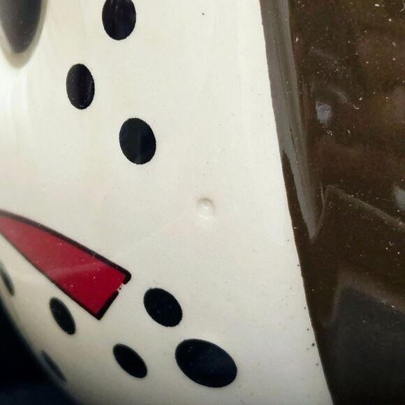 Jason Mug Friday 13th Hockey Mask Shaped Ceramic Coffee Cup Mug 500 ml New - Picture 11 of 11